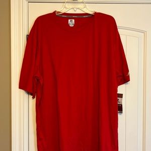 TAGS ON mens athletic dri power shirt